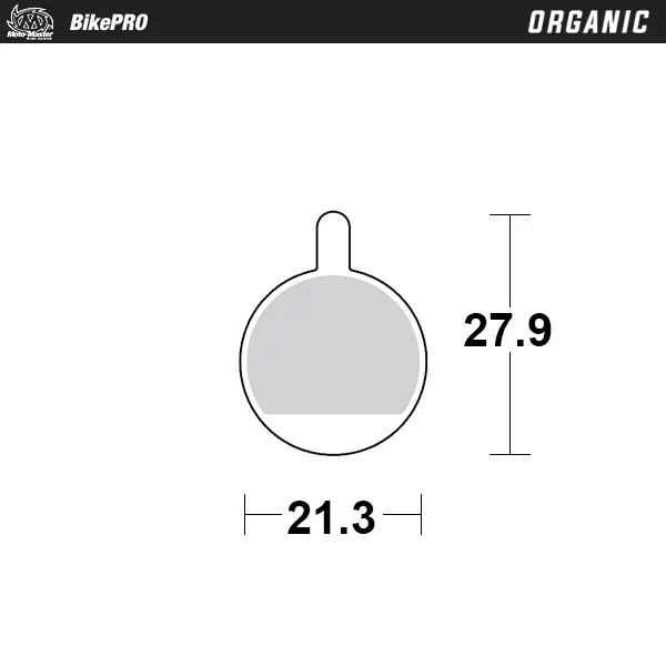 Plaquettes de frein de vélo organiques avec composé de résine pour un faible bruit - Clark CMD-11, C #2