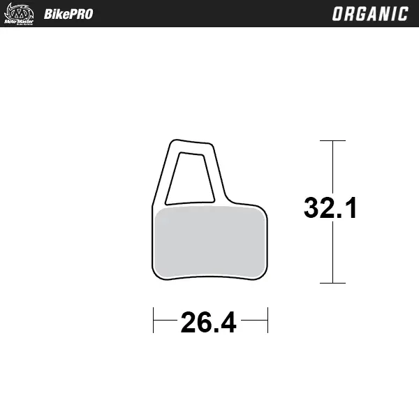 Pastilhas de freio de bicicleta orgânicas com composto de resina para baixo ruído - Hayes El Camino #2
