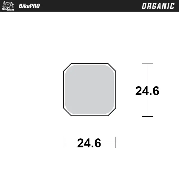 Pastillas de freno de bicicleta orgánicas con compuesto de resina para reducir el ruido - Evoluzione #2