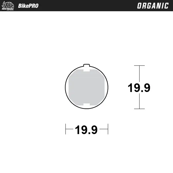 Pastillas de freno de bicicleta orgánicas con compuesto de resina para reducir el ruido - Fórmula Ac #2