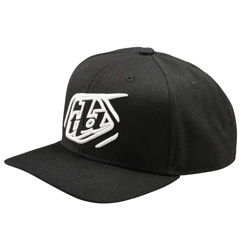 Snapback Curved Badge Cap Black One Size - image