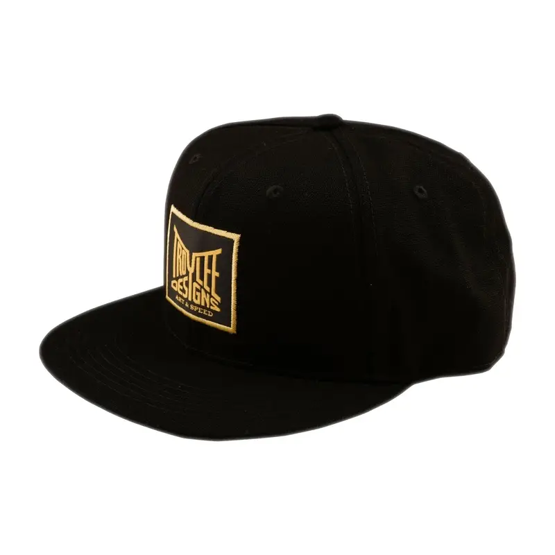 Snapback Flat Handlebar Cap Black One Size - image