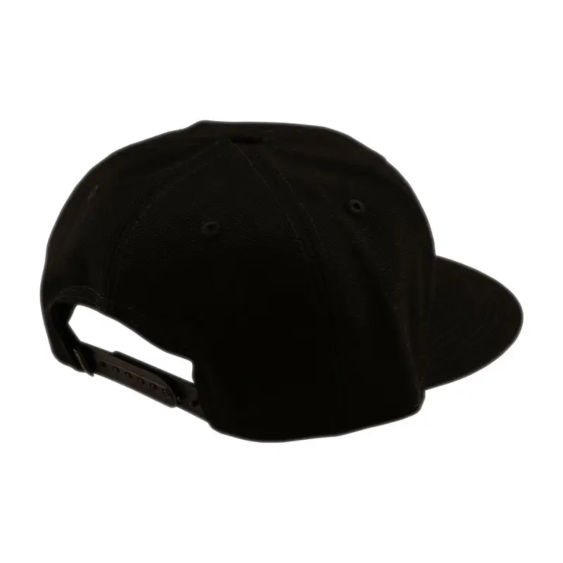 Snapback Flat Handlebar Cap Black One Size #1
