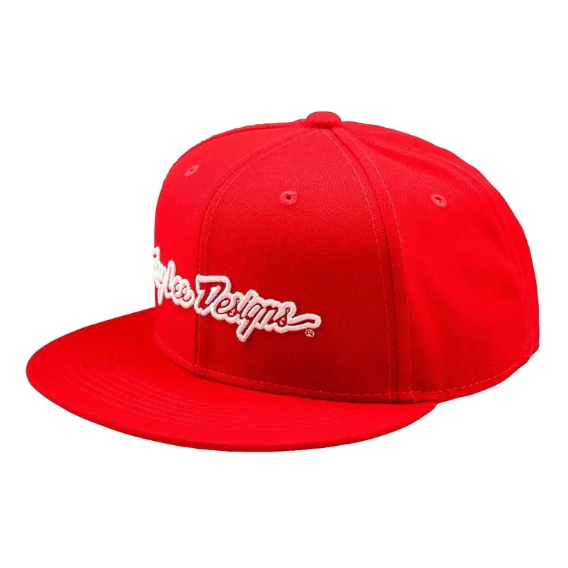 Snapback Flat Signature Red One Size - image