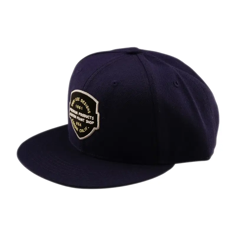 Snapback Cap Flat Imprint Indigo One Size - image