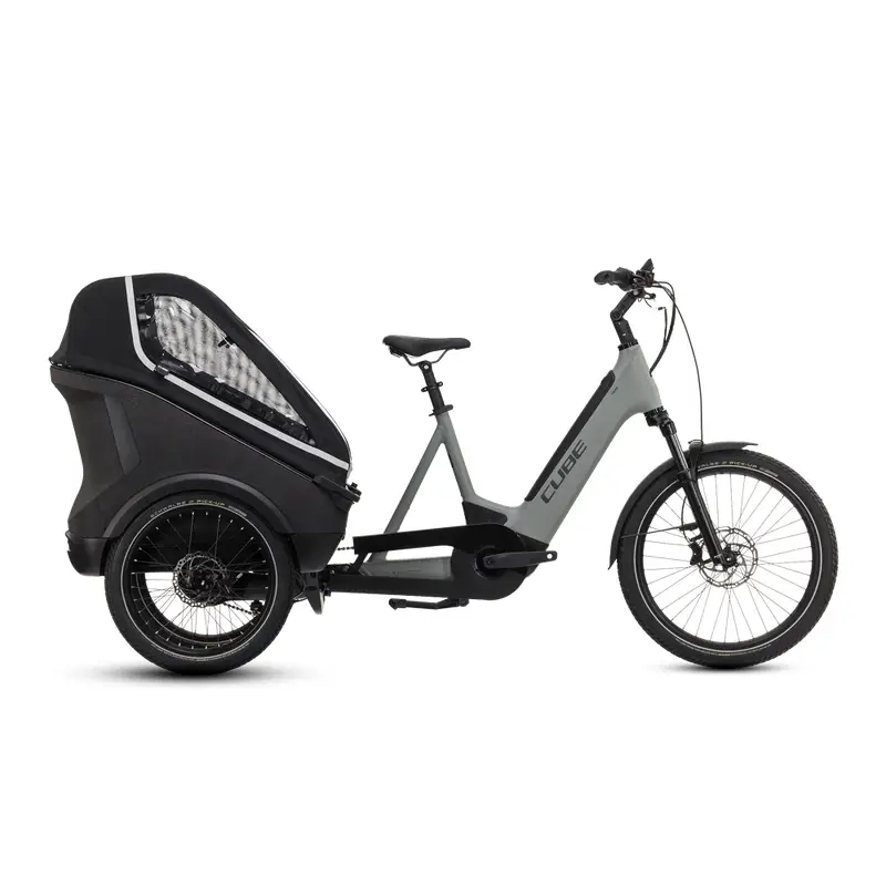 Trike Family Hybrid 24 ’’ ’/ 20 '' 1V 100mm 750Wh + 750Wh Bosch Cargo Line Swampgrey'n'reflex 2026 - image