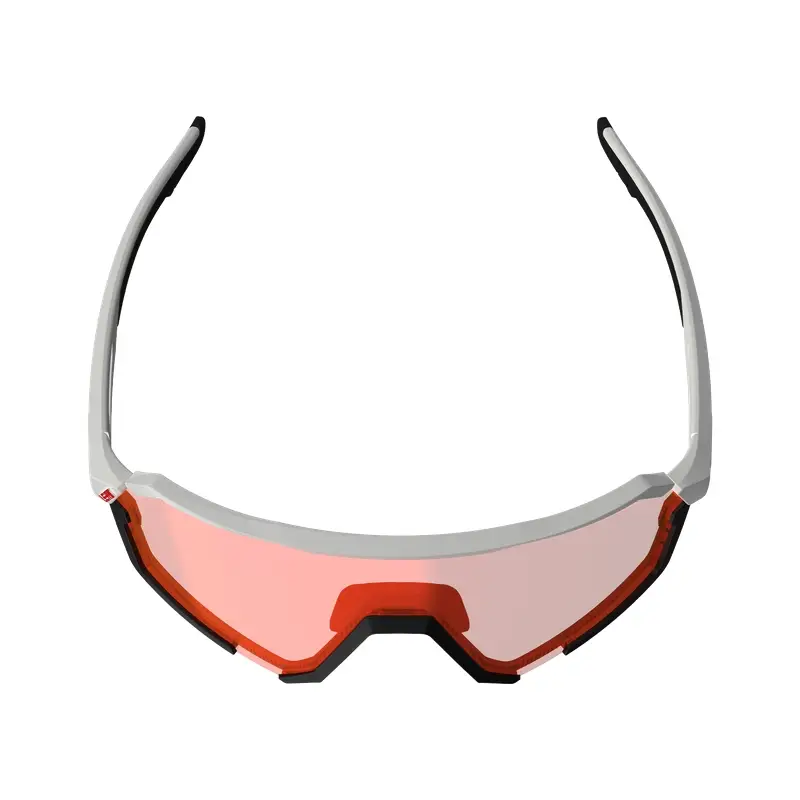 Occhiali RideViz Pro Nero/Bianco Lente Rosso 13% #4