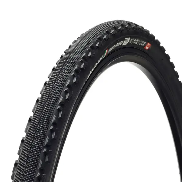Neumático vulcanizado con raza de molinillo de grava 700x38, 120tpi, nylon, negro - image