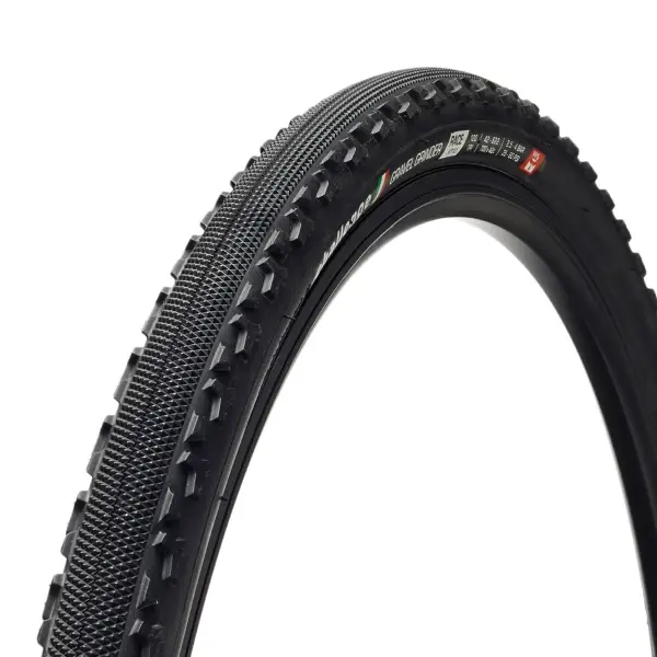 Neumático vulcanizado con raza de gramíne de grava 700x42, 120tpi, nylon, negro - image