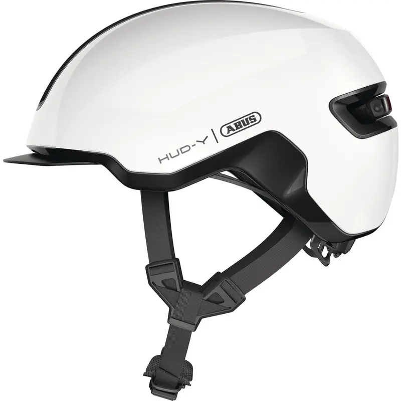 Urban HUD-Y Helm Glänzend Weiß Größe L (57-61 cm) - image