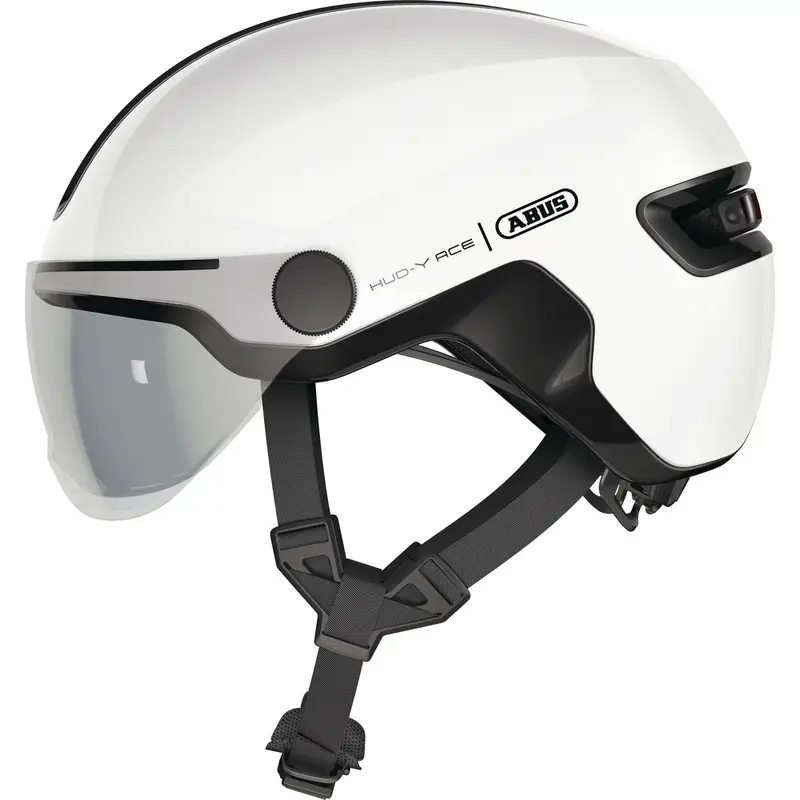 Urban Hud-Y Ace Shiny White Helm Größe M (54-58 cm) - image