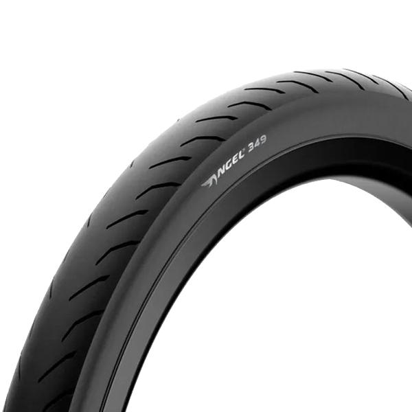 Cubierta Angel Urban TechBelt Road Compatible con Brompton Rígida 16x1.37 Negro Reflective Compatibl