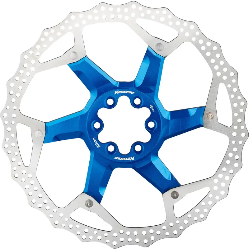 Disco Freno in Alluminio/Acciaio 203mm Argento/Blu - image