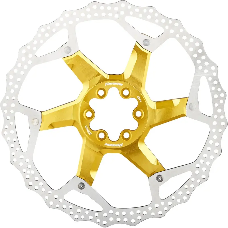 Disco Freno in Alluminio/Acciaio 203mm Argento/Oro - image