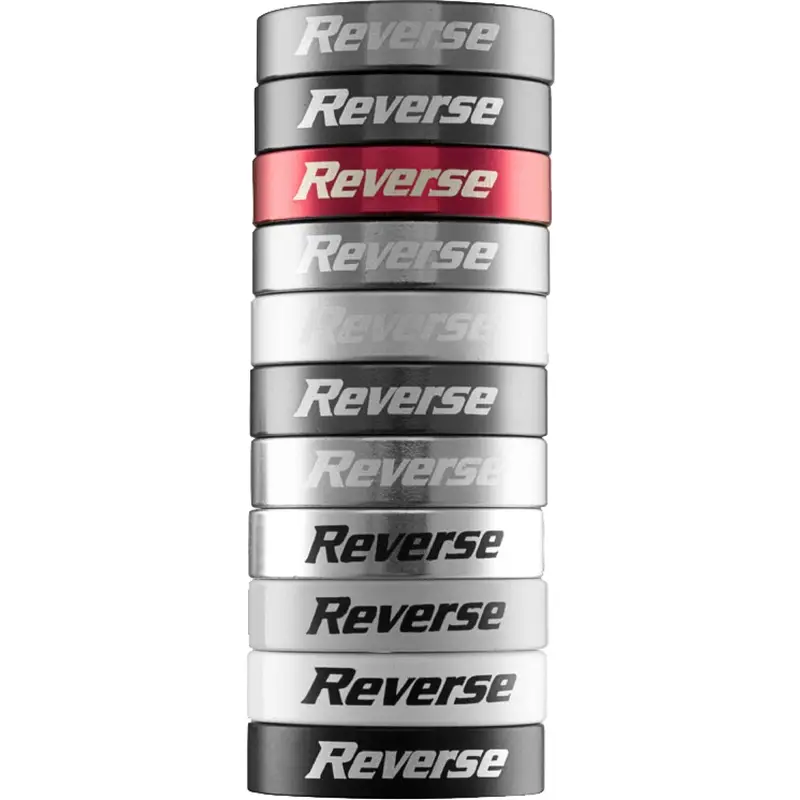 Set Anelli di Bloccaggio Manopole Lock-On Rosso - image