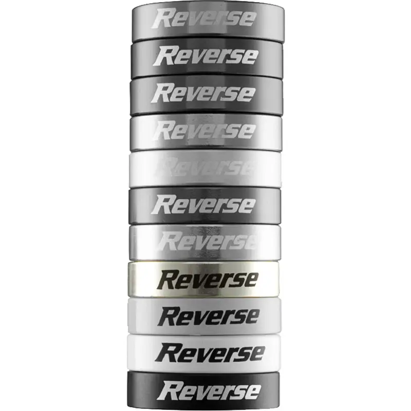 Juegos de Anillos de Bloqueo para Manubrios Lock-On Plateados. - image