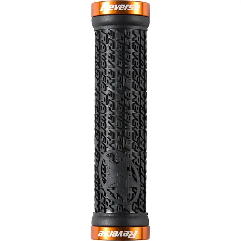 Manopole Stamp Lock-On 30mm x 135mm Nero/Verde #1