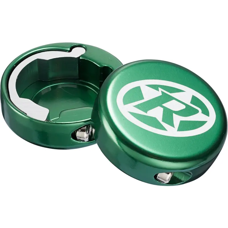 Tampas Terminais para Manoplas Lock-On 2 Peças Verde - image
