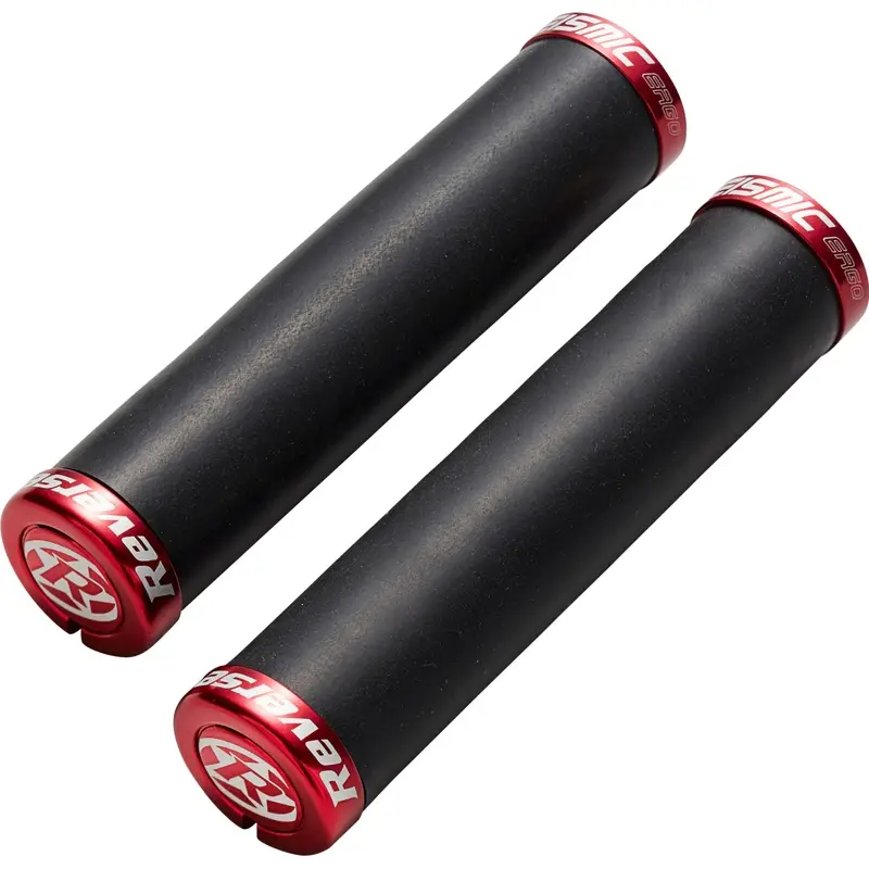 Manopole Seismic Ergo Lock-On 34mm x 145mm Negro/Rojo - image