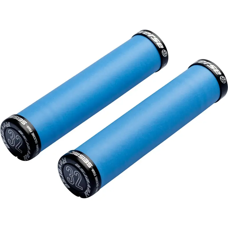 Manopole Seismic Ergo Lock-On 32mm x 145mm Azul/Negro - image