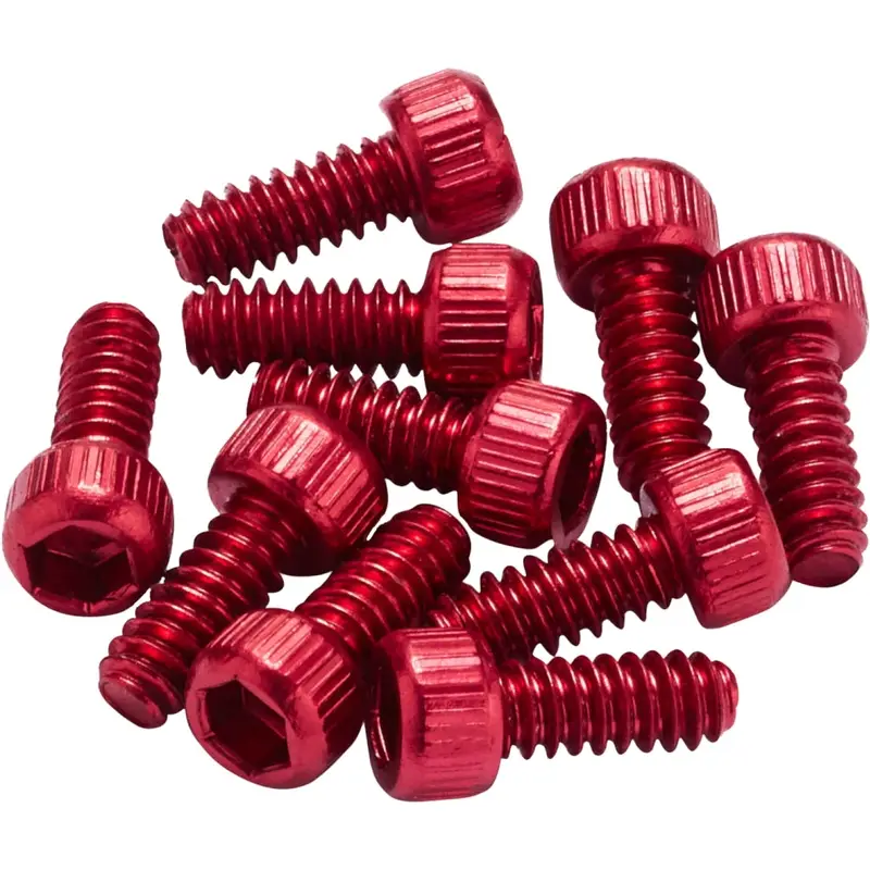Aluminum Pedal Pins for Escape Pro / Black One Red - image