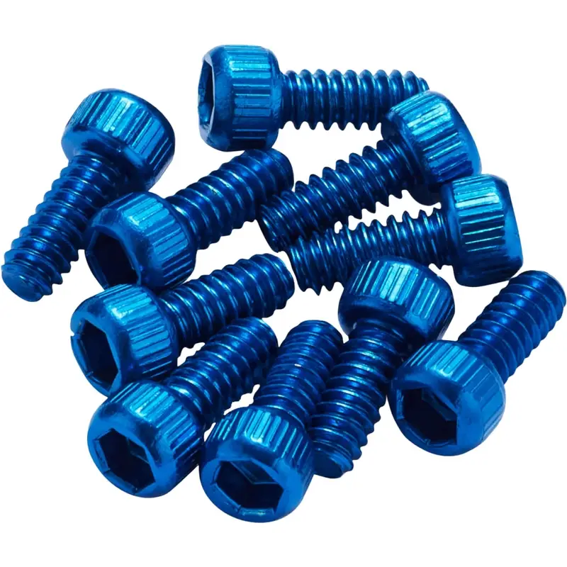 Aluminum Pedal Pins US for Escape Pro / Black One Blue - image