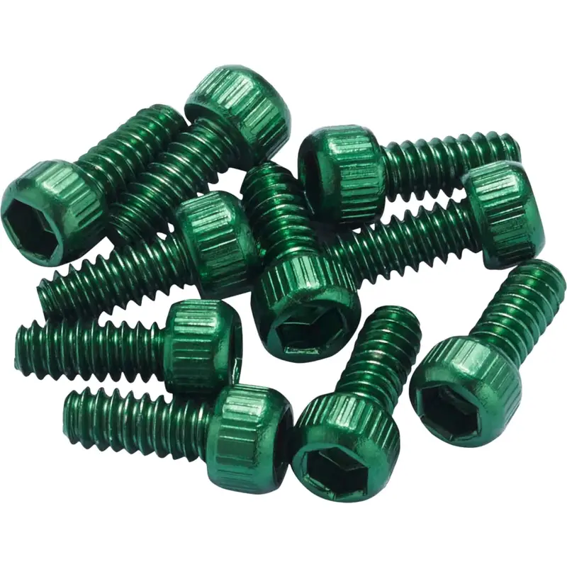 Aluminum Pedal Pins US for Escape Pro / Black One Green - image