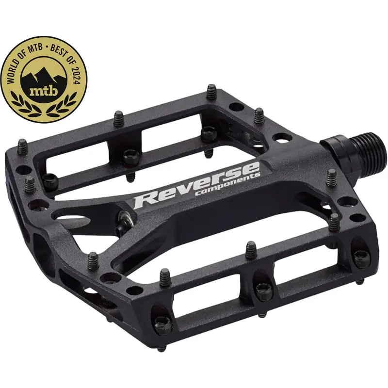 Par de Pedales MTB Flat Black One Negro - image