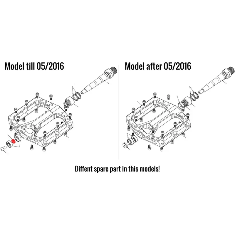 Rondela do Rolamento do Pedal Black One até 2016 - image
