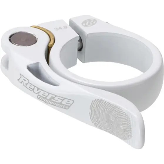 Collarino Reggisella Long Life 34.9mm White - image