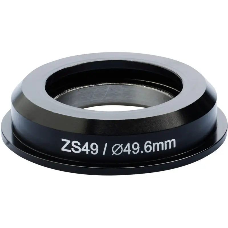 Lower Steering Headset Cap 49mm 1.5 Black ZS49/30 Semi-Integrated with 1 1/8