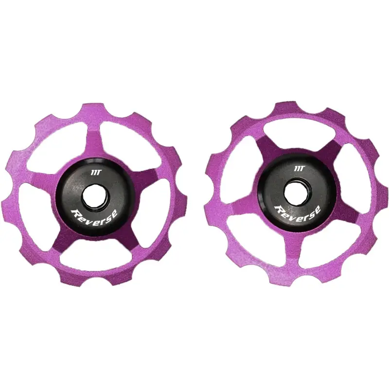 Aluminum Pulley Set for Colab Chain Tensioner with Sealed Purple Bearings - image