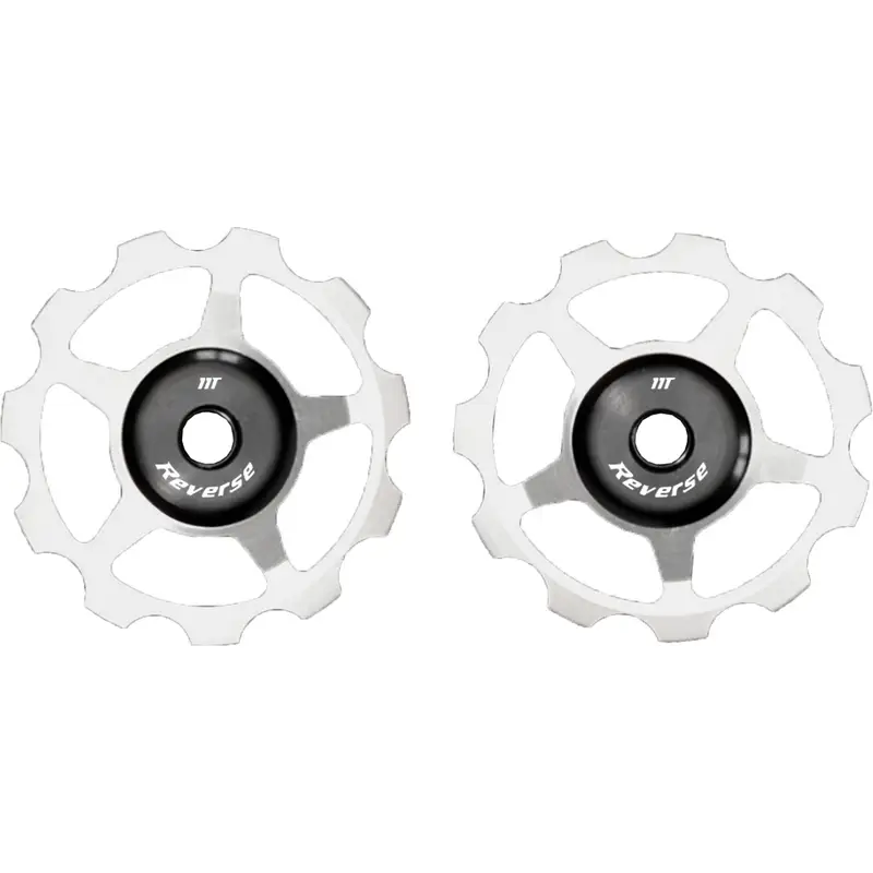 Aluminum Pulley Set for Colab Chain Tensioner Sealed Bearings Silver - image