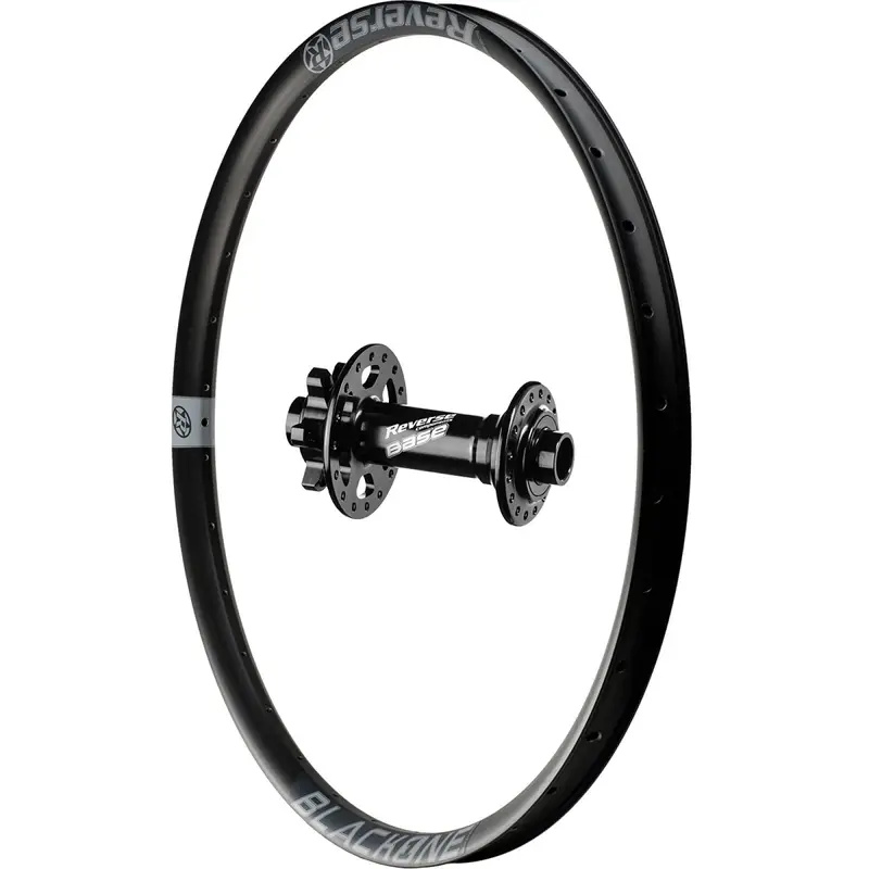 Ruota Anteriore MTB Black One 26'' Mozzo Base Boost PP 15/110mm Grigio - image