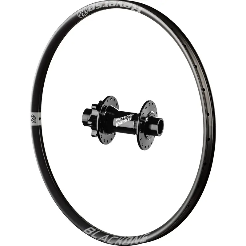 Ruota Anteriore MTB Black One 27.5'' Mozzo Base QR 5/100mm Grigio - image