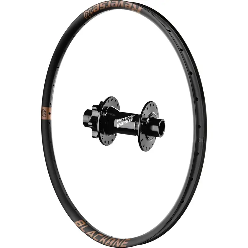 Ruota Anteriore MTB Black One 27.5'' Mozzo Base QR 5/100mm Rame - image