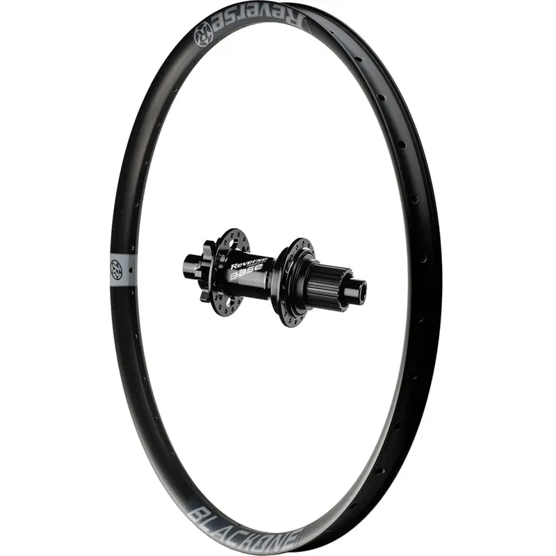 Ruota Posteriore MTB Black One 26'' Shimano Mozzo Base PP 12/142mm Grigio - image