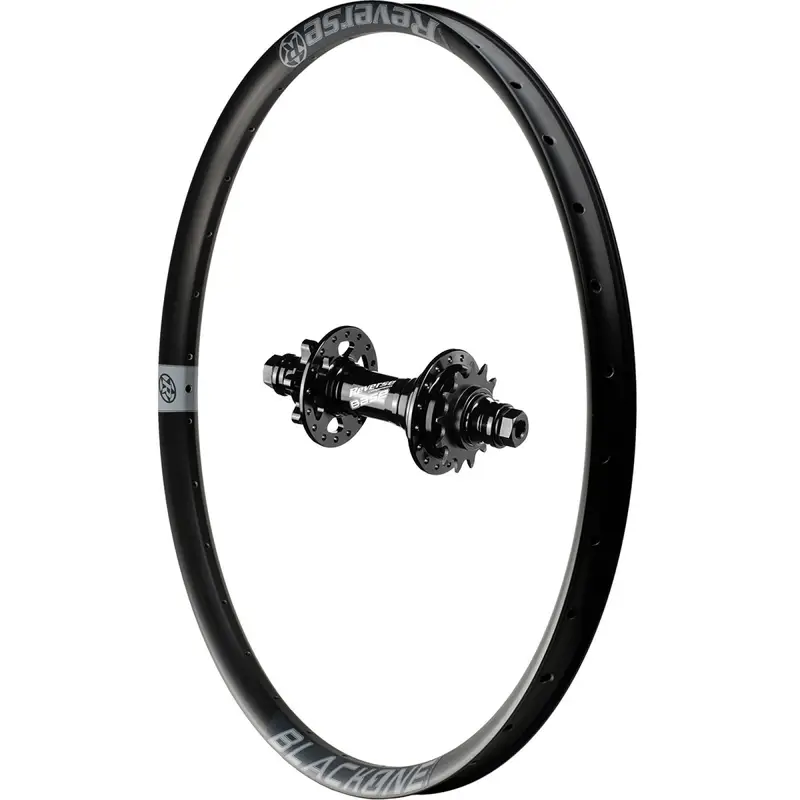 Ruota Posteriore Black One 26'' Single Speed 13T QR 10/135mm Nero/Grigio - image