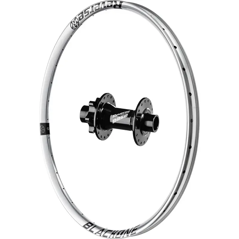 Front Wheel MTB Black One 26'' Basic PP Hub 15/100mm Silver - image