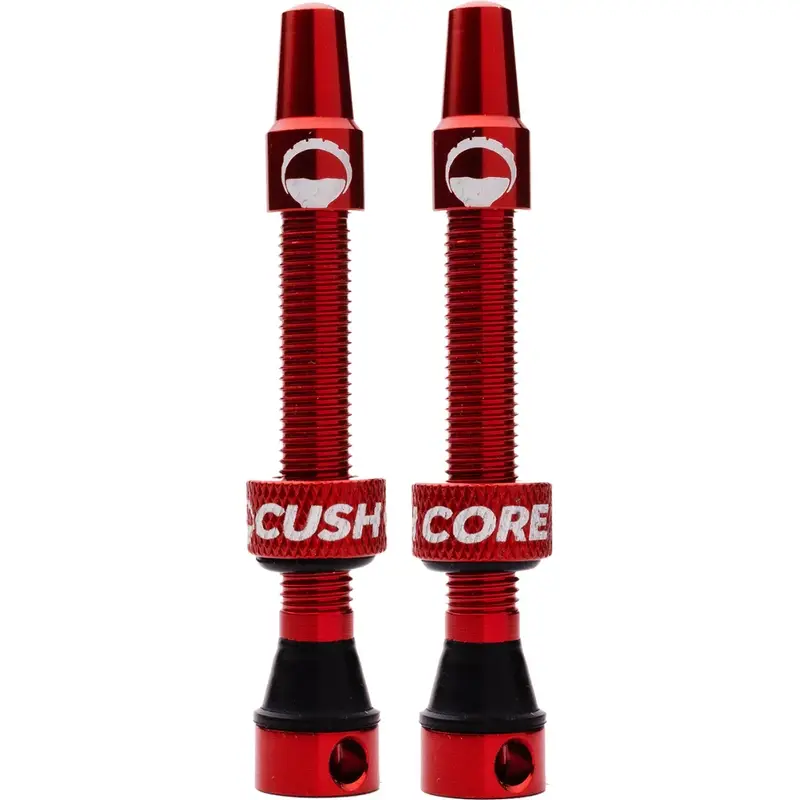 Presta Tubeless Ventil aus Aluminium 55mm Rot - image