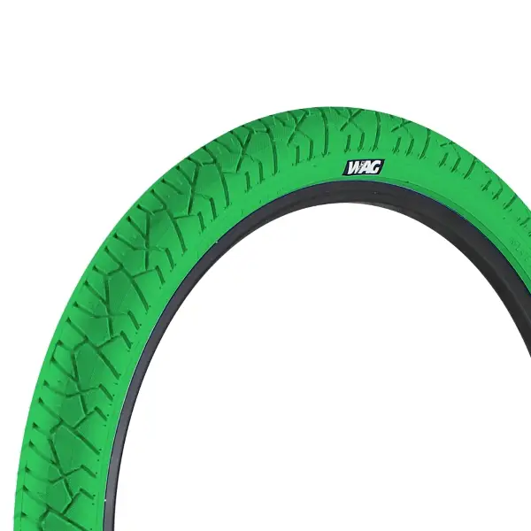 S199 BMX 20x1.95, verde neumático rígido, verde rígido - image