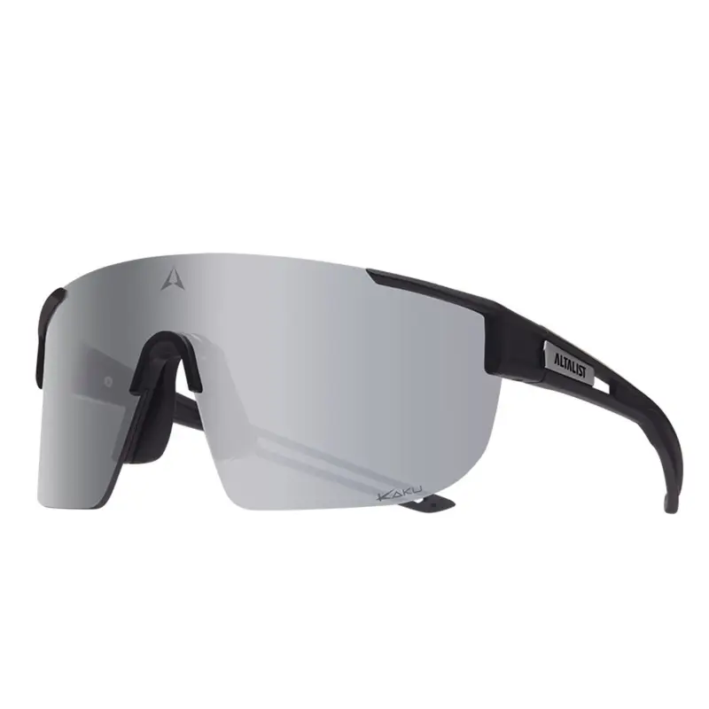 Gafas Kaku Sp4 Lentes Intercambiables Negro Lente Plateado - image