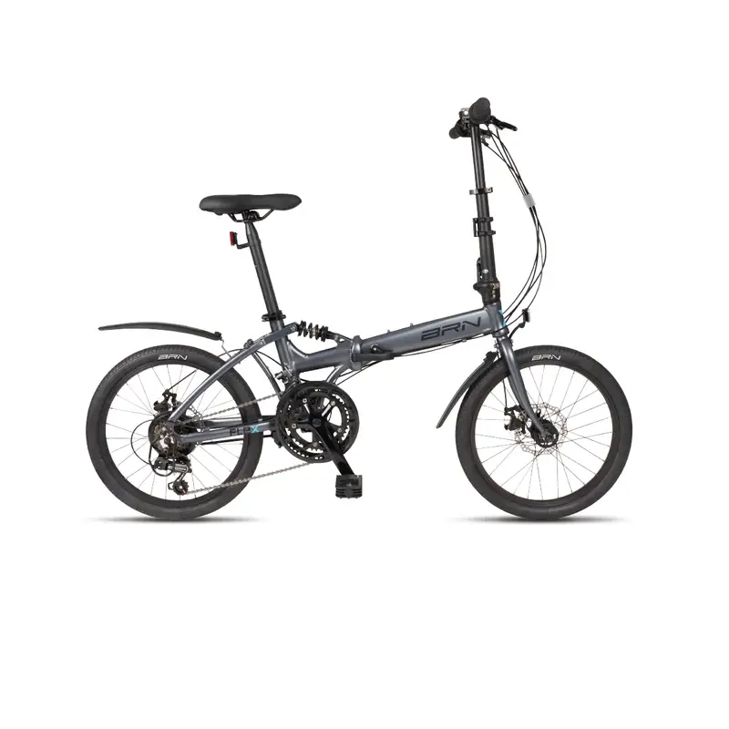 Vélo Pliable Full 20’’ 2x6v Gris - image