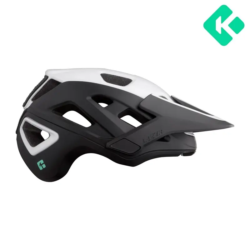 Enduro-Helm Jackal KinetiCore Mattweiß Schwarz Größe S (54-56 cm) - image