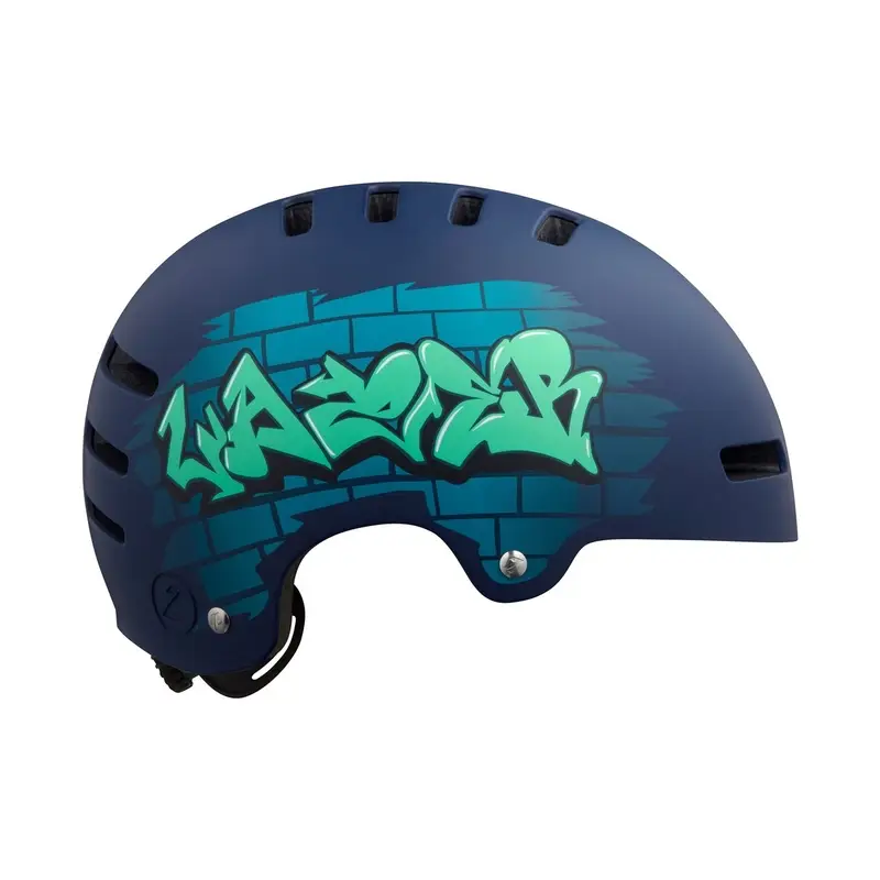 Casco Urban One+ Matte Blue Graffiti Taglia S (52-56 cm) - image