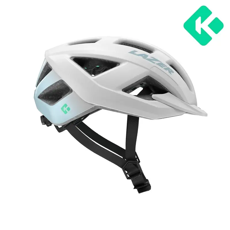 Urban Cerro KinetiCore Helm Mattweiß Mint Größe L (58-61 cm) - image