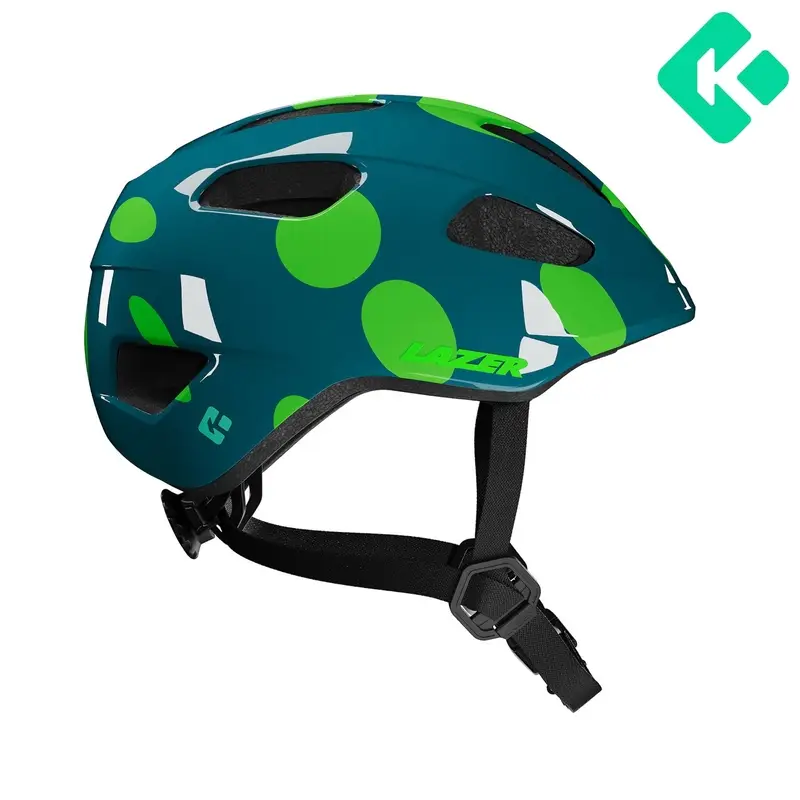 Kinderhelm Nutz 2.0 KinetiCore Green Dots (Turnfit) Einheitsgröße (50-56 cm) - image