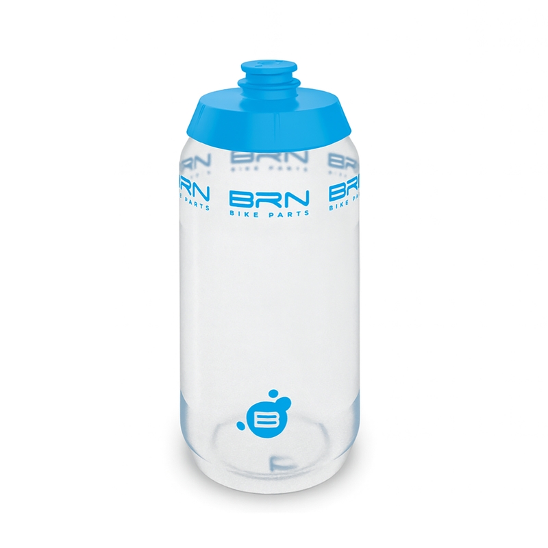 Borraccia 550ml Trasparente/Azzurro