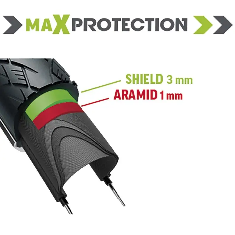 Copertone Gravel Max Protection 28’’ 700x45 Nero #1
