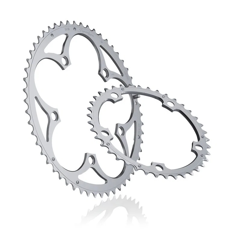 Corona Supertype BCD 135mm CA Externa 46D Prata 9/10v Campagnolo